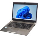 送料無料 2017年モデル 東芝 dynabook RZ63/JS Windows11 64bit 第8世代 Core i3 メモリー8GB 高速SSD128G...