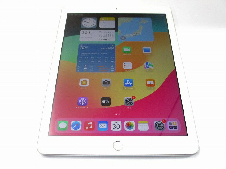 送料無料 中古 Apple iPad 第6世代 32GB MR7G2J/A Wi-Fi シルバー 181695 181695