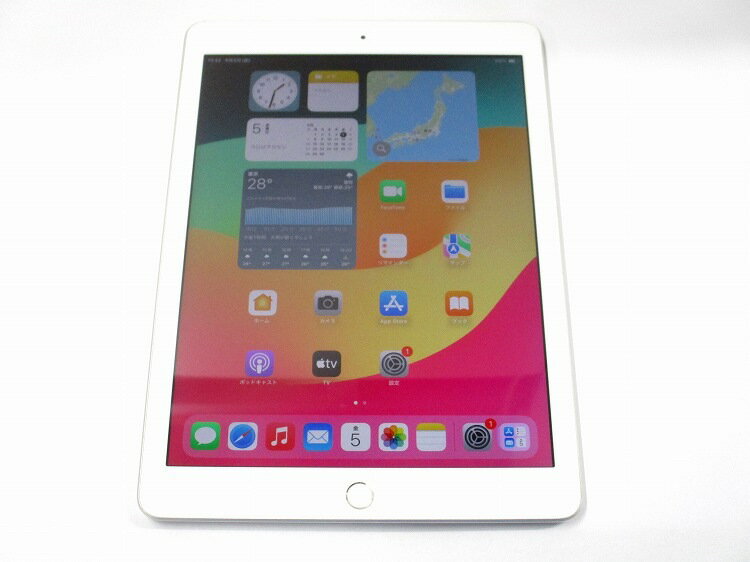 送料無料 中古 Apple iPad 第6世代 32GB MR7G2J/A Wi-Fi シルバー 181717 181717