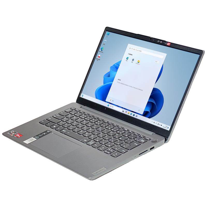 送料無料 lenovo IdeaPad 3-14ALC6 Windows11 64bit Ryzen5 5500U メモリー8GB 高速SSD512GB 無線LAN WEBカメラ HDMI A4サイズ 14インチ フルHD液晶 中古ノートパソコン 中古 パソコン【30日保証】20005960