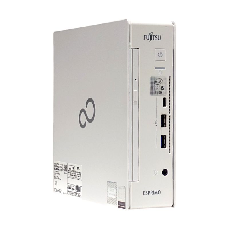 送料無料 2019年モデル 富士通 ESPRIMO Q7010/E 単体 小型デスク Windows11 64bit Core i5 10500T メモリー16GB 高速SSD500GB DVDマルチ 中古デスクトップパソコン 中古 パソコン【30日保証】20006516