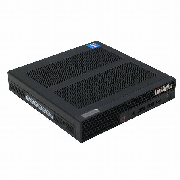 送料無料 lenovo ThinkStation P3 Tiny 超小型デスク 単体 Windows11 64bit HDMI Core i5 13400 メモリー8GB 高速SSD512GB 中古デスクトップパソコン 中古 パソコン【30日保証】1234772