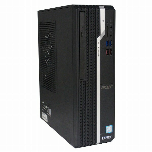 送料無料 2017年モデル acer VERITON X2660G 単体 Windows11 64bit 第8世代 Core i5 メモリー8GB 高速SSD256GB DVDマルチ 中古デスクトップパソコン 中古 パソコン【30日保証】1242791