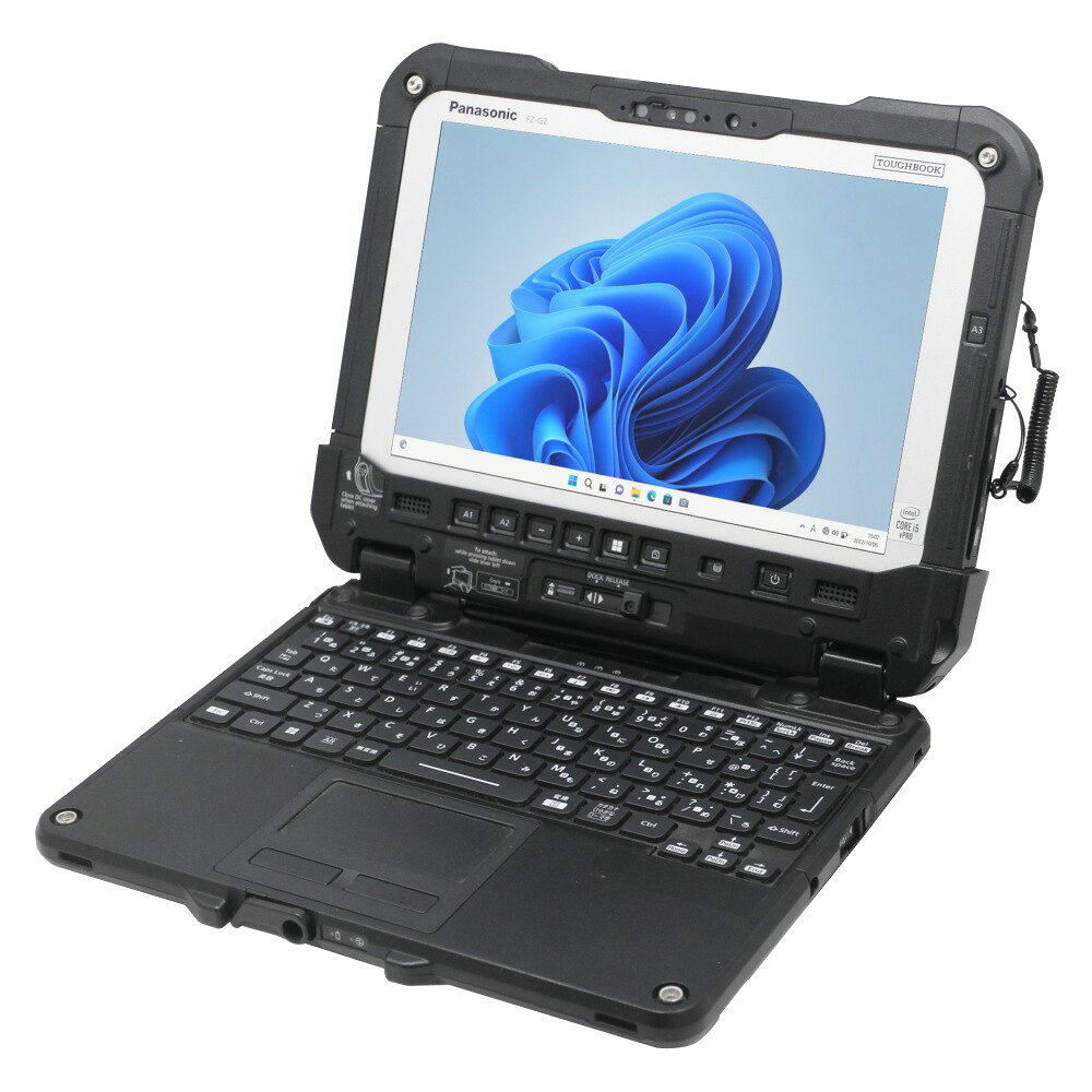 送料無料 2019年モデル パナソニック TOUGHBOOK FZ-G2 ABHBXAJ Windows11 64bit タッチパネル タブレットPC WEBカメラ Core i5 10310U メモリー8GB 高速SSD512GB 無線LAN タッチパネル 中古ノートパソコン 中古 パソコン【30日保証】1852785