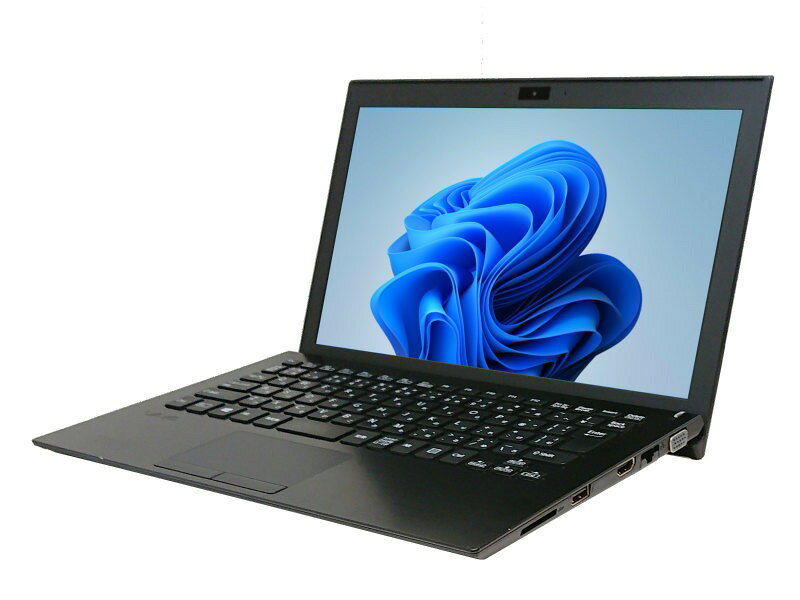 送料無料 2017年モデル SONY VAIO VJPG11C12N Windows11 64bit WEBカメラ 第8世代 Core i5 メモリー8GB 高速SSD256GB 無線LAN B5サイズ 13インチ モバイル フルHD液晶 中古ノートパソコン 中古 パソコン【30日保証】4020340