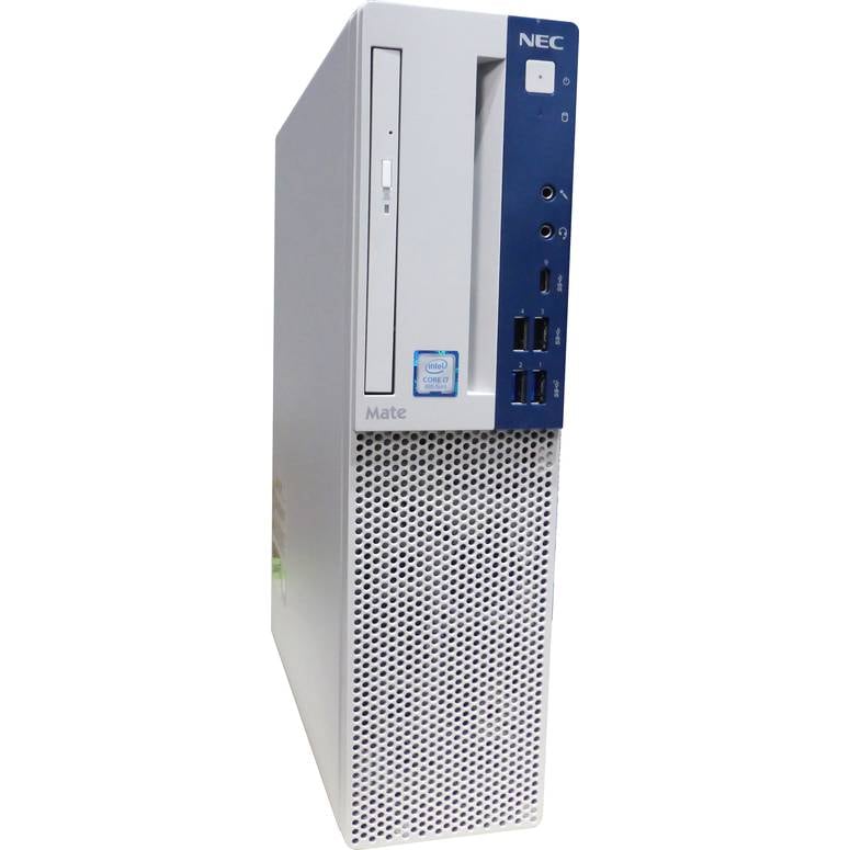 送料無料 2017年モデル NEC Mate ME-4 単体 Windows11 64bit Core i7 8700 メモリー8GB HDD2TB DVDマルチ 中古デスクトップパソコン 中古 パソコン【30日保証】1240884