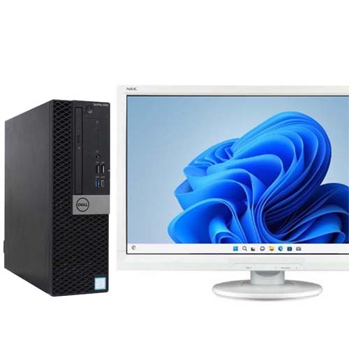 送料無料 2017年モデル DELL OPTIPLEX 5060 SFF 液晶セット Windows11 64bit 第8世代 Core i5 メモリー8GB 高速SSD500GB DVDマルチ 中古デスクトップパソコン 中古 パソコン【30日保証】【30日保証】1241028