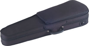 ■ Violin　Case バイオリン用木製ハードケース 　　　TRC-100 　希望小売価格￥12.000円（税別 ） 仕様 　　弓：1本収納 　　小物ポケット：1ヶ所 　　楽譜入れ、（外側） 　　肩掛けストラップ(背負う事可能) カラー： ブラック サイズ： 4/4、3/4、1/2、1/4、1/8、1/10、1/16