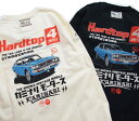 カミナリモータース 新作 ロンt KMLT-223 エフ商会 雷 メンズ長袖Tシャツ 名車旧車 ハードトップ四代目