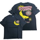 ハワイアン デザインTシャツ ANTI アンチ 半t トロピカルフルーツ バナナ men's半袖Tシャツ ATT-161 2022エフ商会 夏のTシャツ