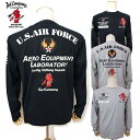 テッドマン tシャツ TEDMAN’S ロングTシャツ U.S.AIR FORCE TDLS-342 ミリタリー ロンt ◎