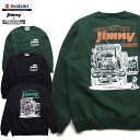 メンズ スウェット 裏毛トレーナー SUZUKI ジムニー×WILDERNESS EXPERIENCE 832509 ラゲッジスペース