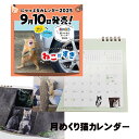 にゃっぷる 旅するねこカレンダー 2025 卓上版 猫が好き 島ねこたちののんびりドライブ