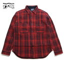 ダルチザン メンズジャケット サイズ42(XL) クルーザーシャツジャケット チェック HINODE STUDIO D' ARTISAN ステュディオ・ダ・ルチザン 4555
