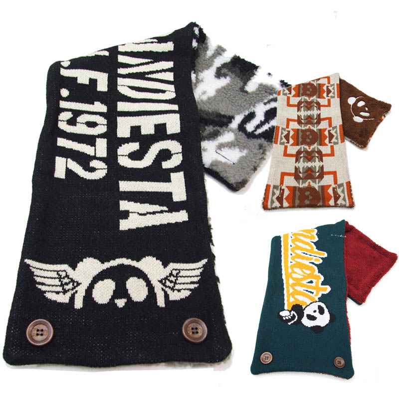 PANDIESTA JAPAN ネックウォーマー PANDIESTA スヌード パンディエスタ PDJジャカードネックカバー　男..