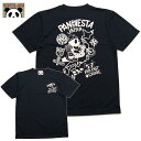 ドライTシャツ PANDIESTA 半袖Tシャツ トラベルパンダ 吸汗速乾 585868 バイクで日本縦断 旅するパンダ 夏にお勧め乾きが早い半袖Tシャツ ゆうパケット可