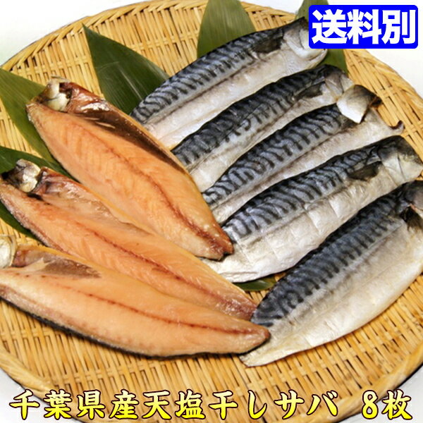 天塩干し サバ 千葉県産 約170gx8枚セット 晩ご飯のおかずに！鯖 サバ 干物【同梱にオススメ】お試しセット おためしセット 魚 セット 冷凍【干物 干物セット】【ごはんのおとも】 さば 国産 魚セット おうちごはん 冷凍食品のサムネイル