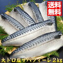 塩さば ノルウェー産 大トロ鯖 半身 2kg 約11〜17切れ 送料無料 鯖 サバ 訳あり おうちご飯 ご飯のお供 魚