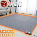 先どり夏SALE！【限界価格挑戦！】 ホットカーペット 2畳 176×176 電気カーペット 暖房器 ...