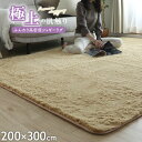 先どり夏SALE！【ジャンル大賞！】 ふわふわ シャギーラグ 200×300cm 長毛 毛足25mm ラグ ラグマット 滑り止め 西海…