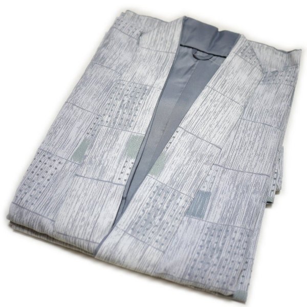 Rakuten - 洗える 高級 二部式着物（グレー系：L寸）