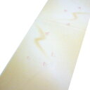 夏用 帯揚げ(イエロー系:千鳥柄)絽 ぼかし 正絹 帯あげ 絹 絽 和装小物【メール便OK】