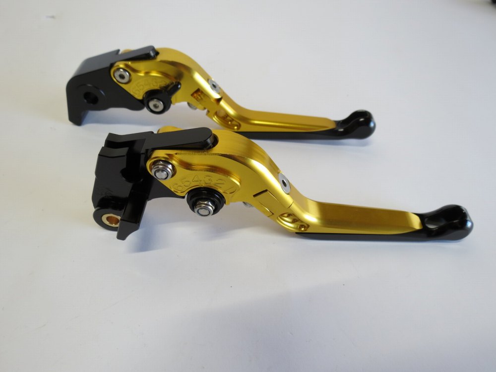 YZF-R1 (RN23/RN24J) 2009-2014 ビレットレバー ロング 金