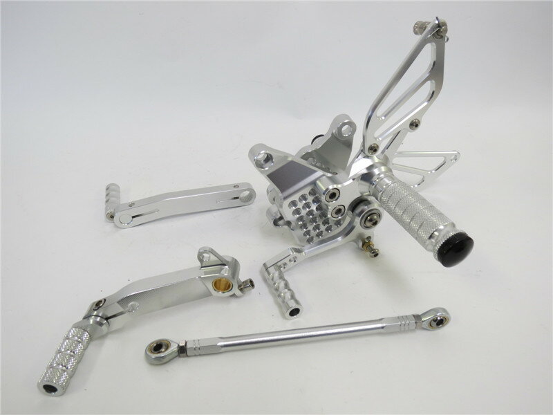 DUCATI 999 949 749 調整式　バックステップ CNC加工 銀