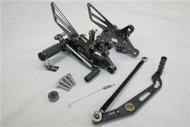 CNC 調整式 YZF-R6 r6 2006-2015 バックステップ 灰