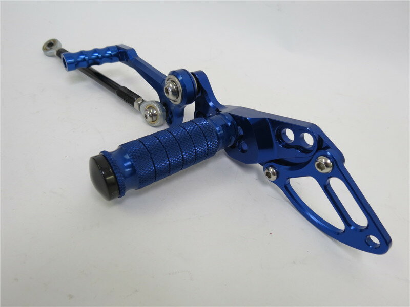DUCATISTREETFIGHTER調整式バックステップCNC加工青