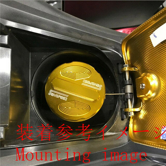 ※kst※Honda adv 150 2020- ADV 160 2023 アルミ製 タンク キャップ リッドカバー 灰(代引き不可）