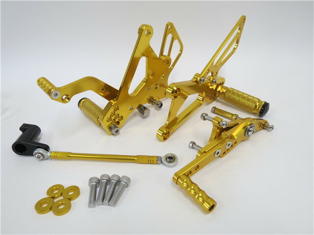 Triumph デイトナ 675 13-18年 CNC 調整式 バックステップ 金