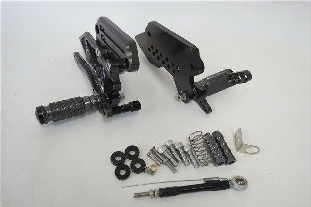 gsx250r gsx-250r 2017- CNC 調整式 バックステップ 灰