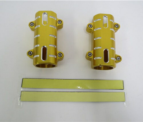 Rebel250/500 レブル250/500 2017- 2020- CNC フロントフォークカバーパイププロテクター 金