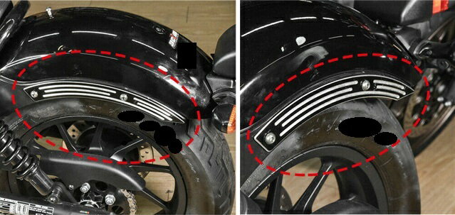 Rebel250/500 ��֥�250/500 2017- 2020- �ꥢ�ޥåɥ����� ���С� CNC �� (������Բġ�