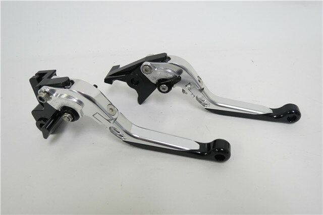W800 cafe ZZR400 Z750 NINJA650R ビレットレバー ロング レバー 銀