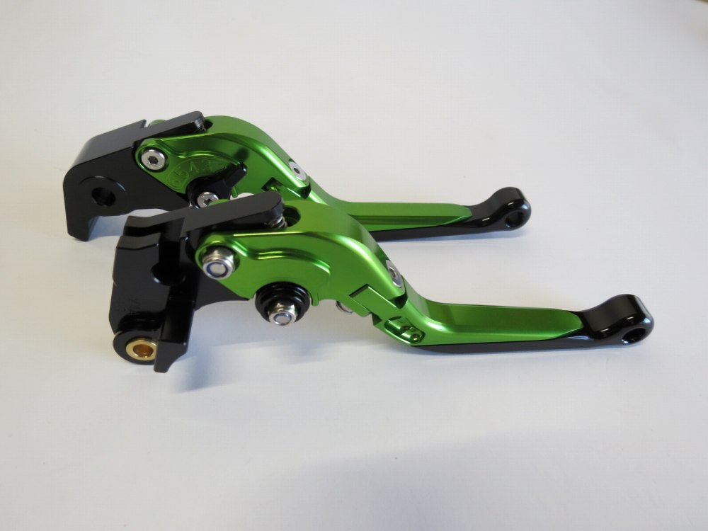 YZF-R1 (RN23/RN24J) 2009-2014 ビレットレバー ロング 緑