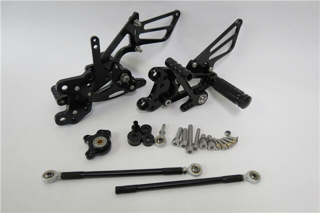 CNC 調整式 HONDA CBR600RR 2003-2006 CBR1000RR 04-07 バックステップ 黒