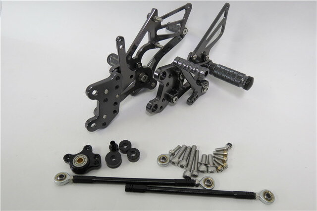 楽天海展貿易shopCNC 調整式 HONDA CBR600RR 2003-2006 CBR1000RR 04-07 バックステップ 灰