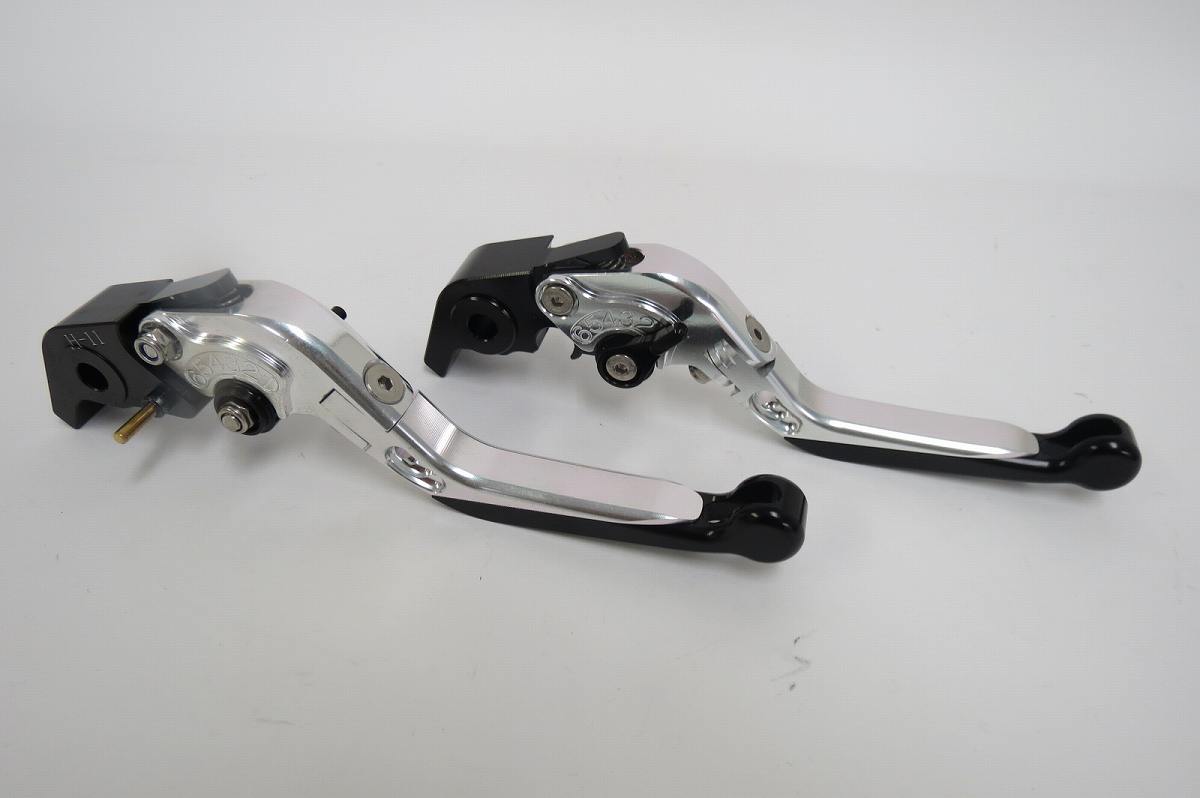 Ducati Diavel 1198 1098 MONSTER ビレットレバー ロング 銀