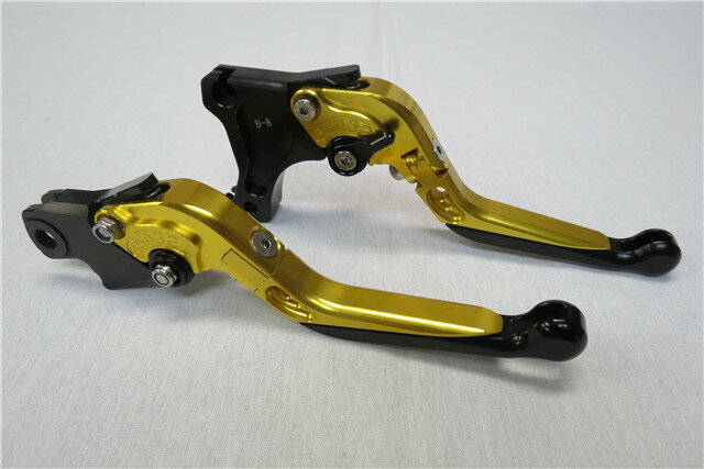 BMW F800GS/R/GT F800S F700GS F650GS ビレットレバー ロング 金