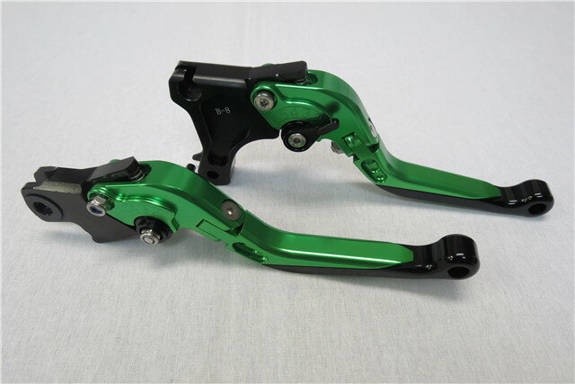 BMW F800GS/R/GT F800S F700GS F650GS ビレットレバー ロング 緑