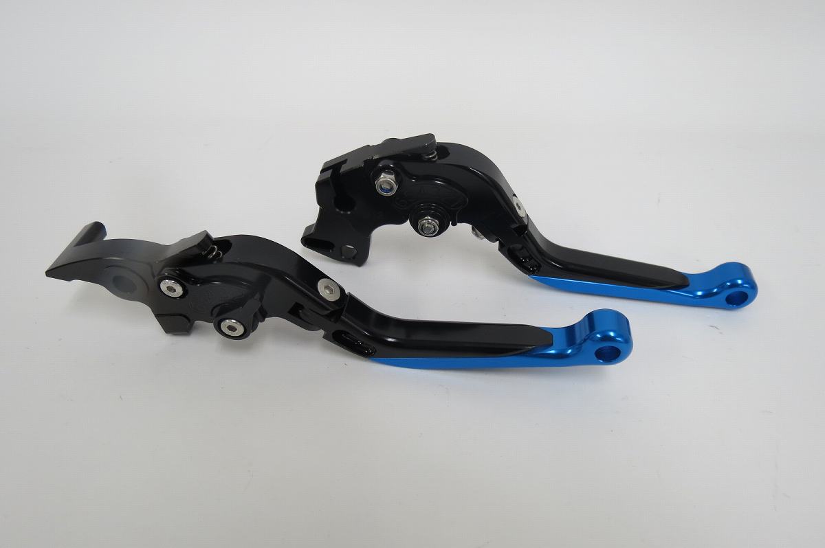 KTM 125 200 390 RC125 200 390 Duke 390 ビレットレバーロング 黒×青