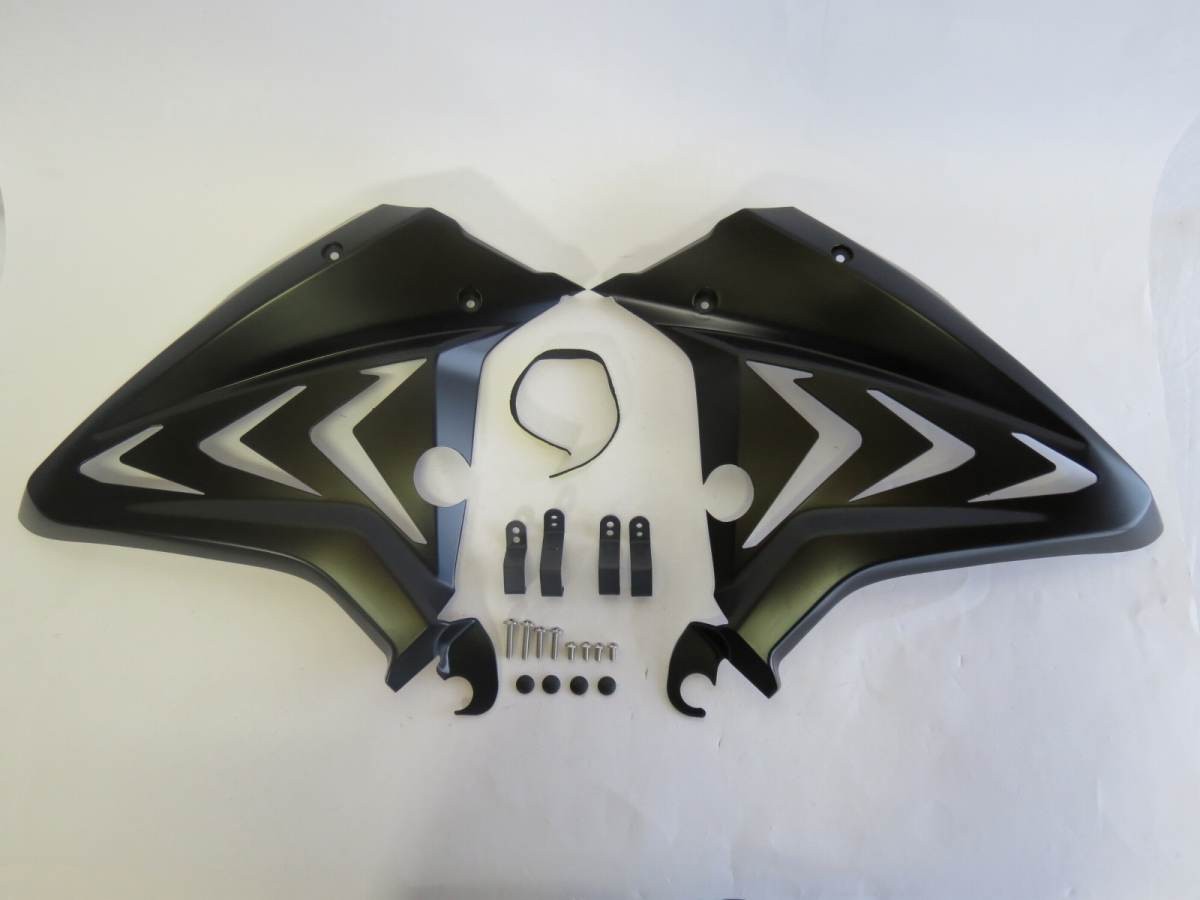 Honda CBR650R 2019- カスタム サイドカバー 黒 スライダー穴あり