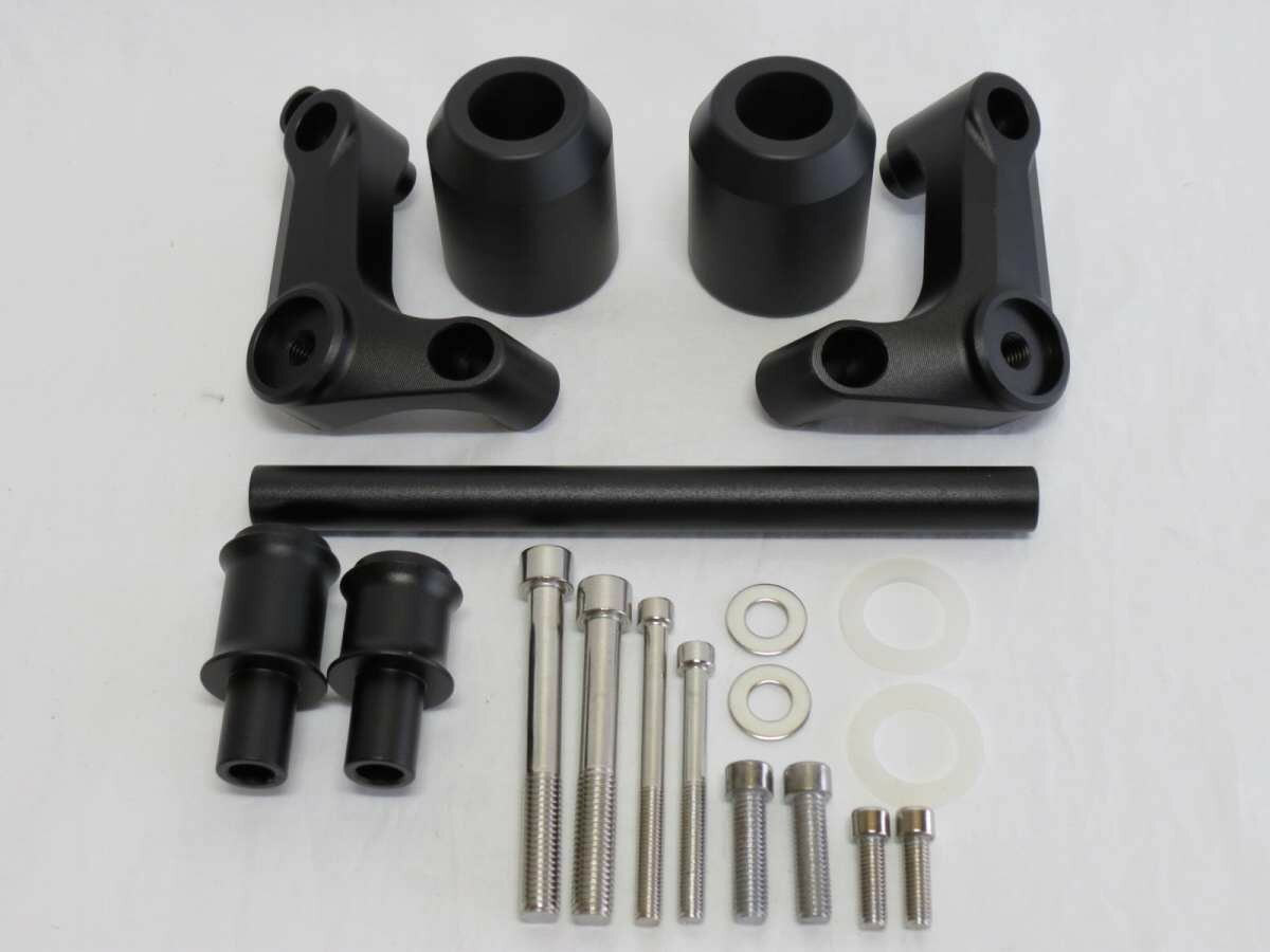 KTM 790 Duke 2018- CNC フレームスライダー 黒