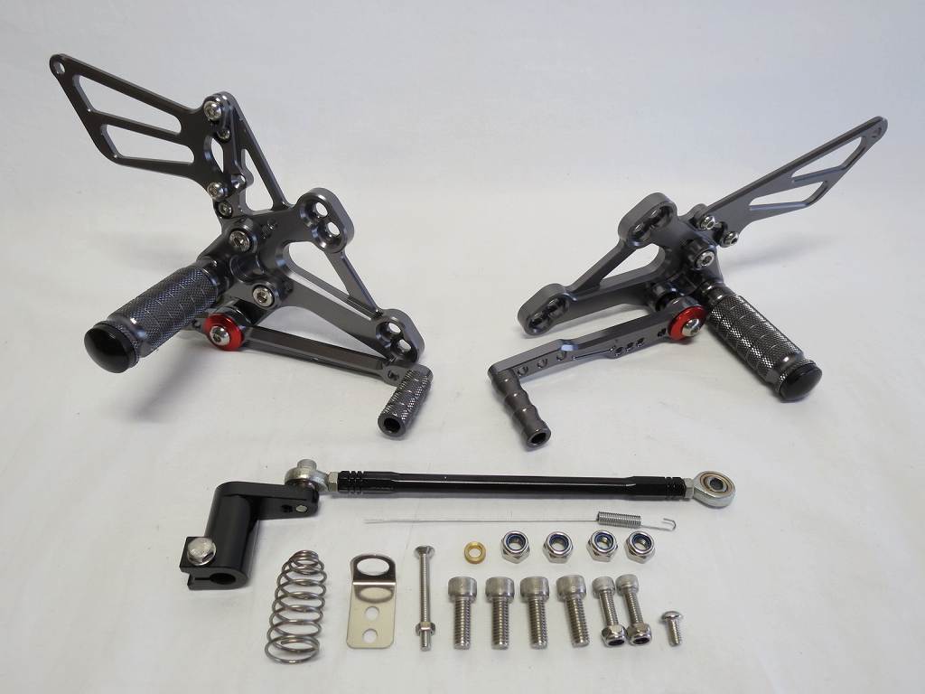 CBR650R CB650R 2019-2020 CBR650F CB650F 2014-2018 CNC 調整式 バックステップ B 灰