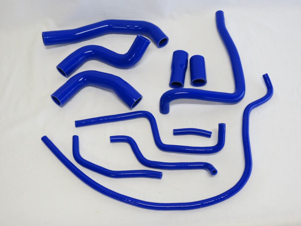 Yamaha R1 YZF-R1 2009-2014 シリコン ラジエターホース 青 11p