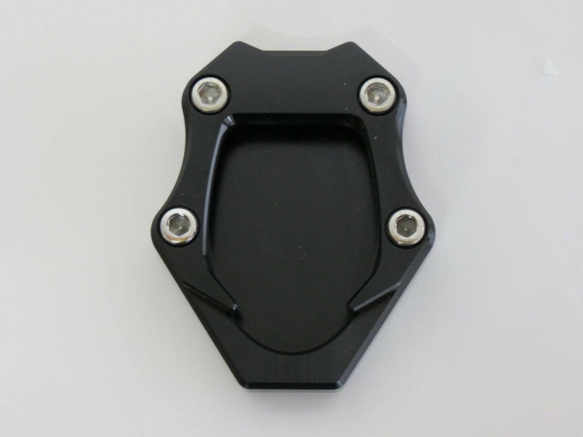 Ninja400 Ninja250 2018- Z250 Z400 2018-2022 CNC加工 サイドスタンドプレート 黒【代引不可】
