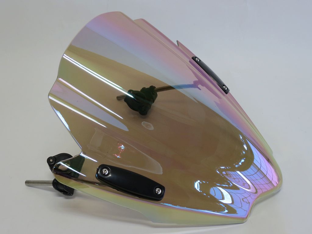 特典あり 汎用 クリアスクリーン/メーターバイザー ネイキッド イナズマ400 ゼファー750 W400 W650 エリミネーター250 エリミネーター400