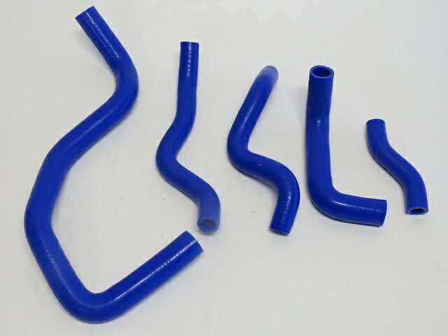 CB400 1998-2006 シリコン ラジエターホース 青 5p